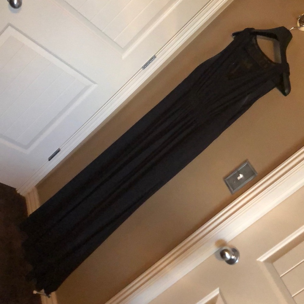 Formal black gown